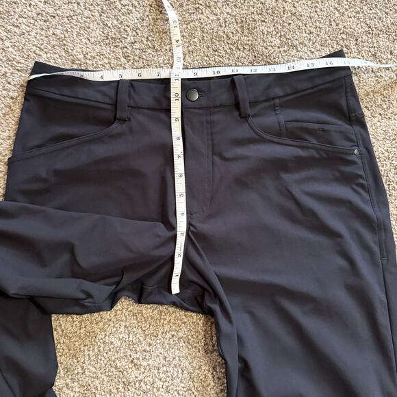 Lululemon ABC Classic Fit Black Mens Pants 34 - Picture 7 of 7